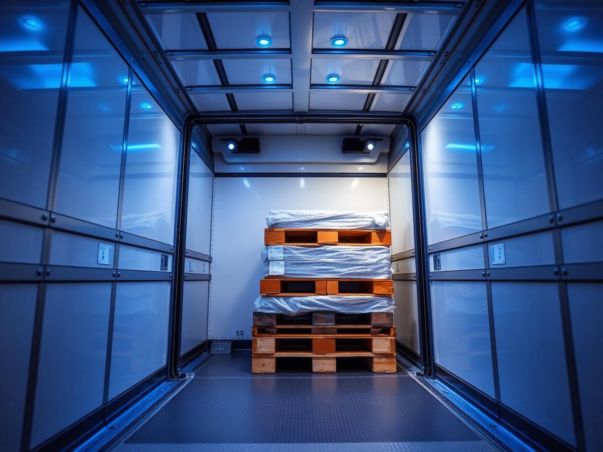 Interno mezzo refrigerato